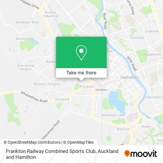 Frankton Railway Combined Sports Club map