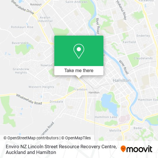 Enviro NZ Lincoln Street Resource Recovery Centre map