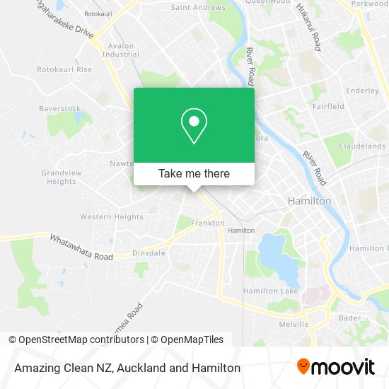 Amazing Clean NZ map