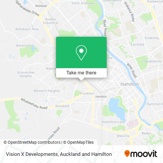 Vision X Developments map