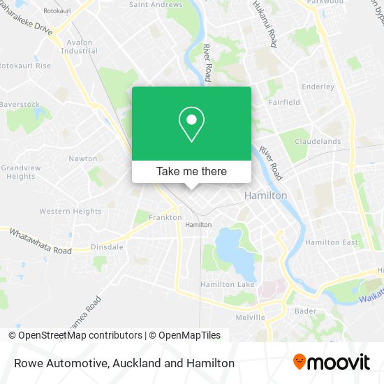 Rowe Automotive map