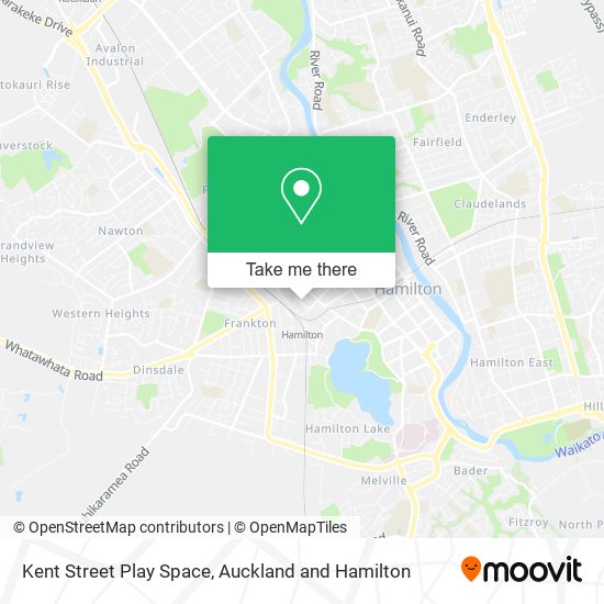 Kent Street Play Space map