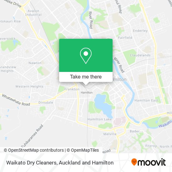 Waikato Dry Cleaners map