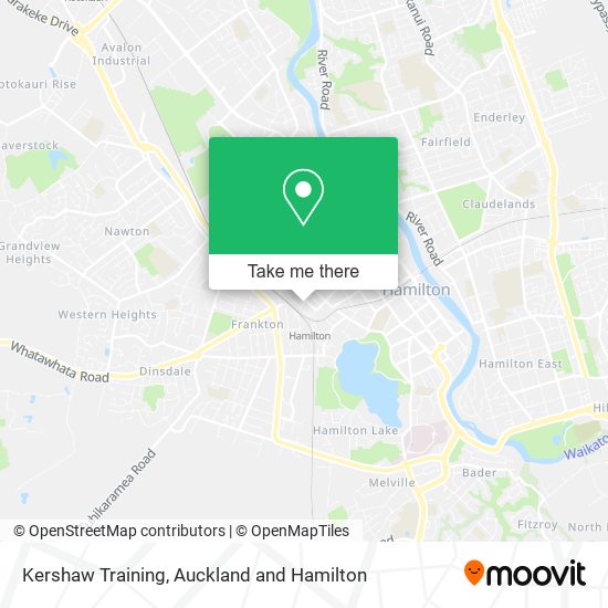 Kershaw Training map
