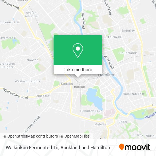 Waikirikau Fermented Tii map