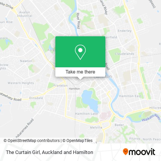 The Curtain Girl map