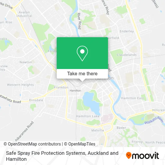 Safe Spray Fire Protection Systems map