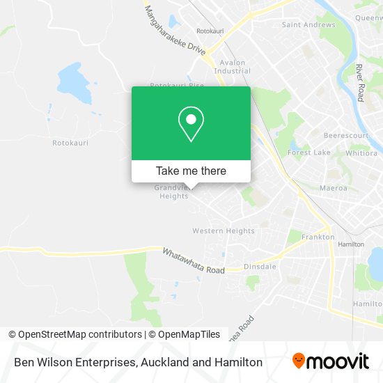 Ben Wilson Enterprises map