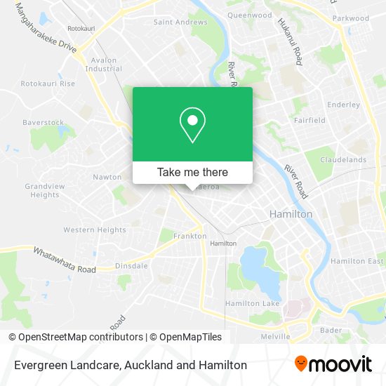 Evergreen Landcare map