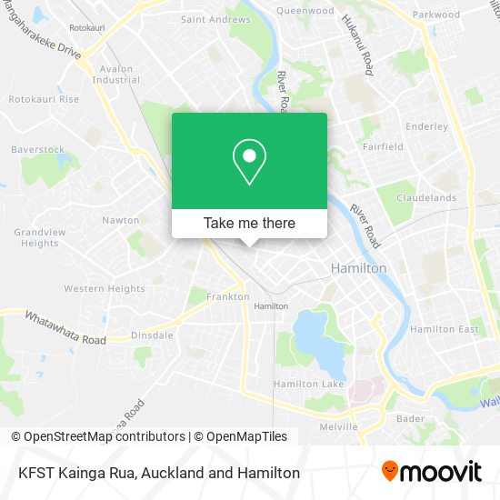 KFST Kainga Rua map