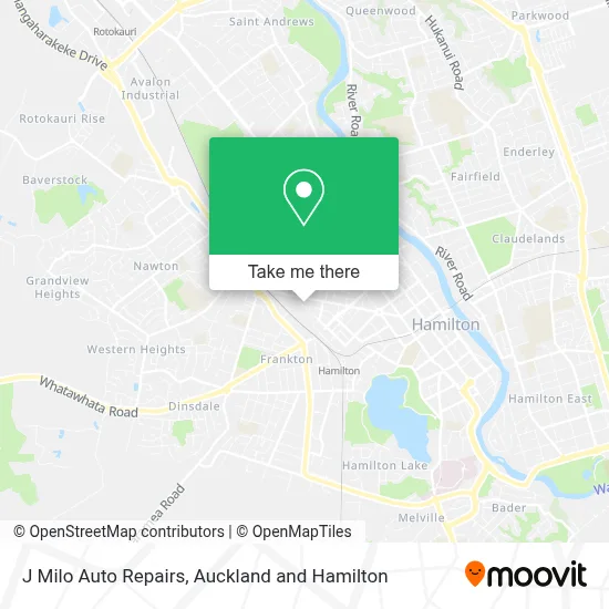 J Milo Auto Repairs map