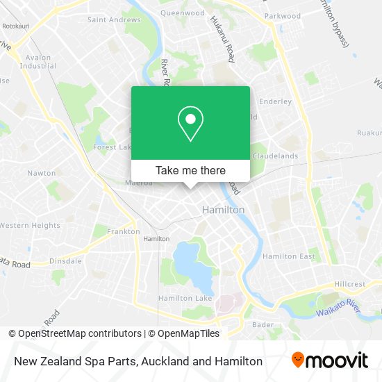 New Zealand Spa Parts地图