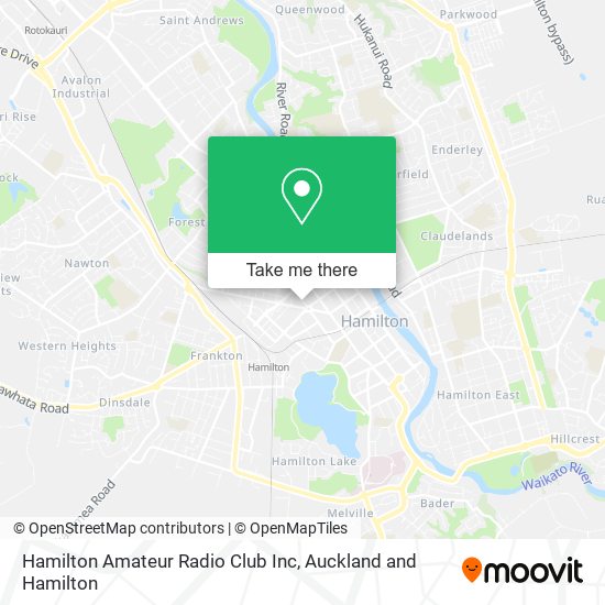 Hamilton Amateur Radio Club Inc map