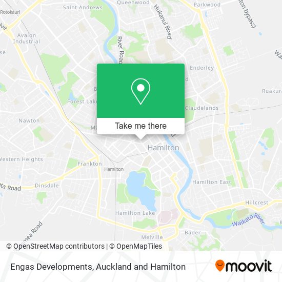 Engas Developments map