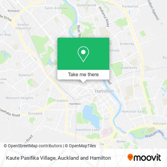 Kaute Pasifika Village map