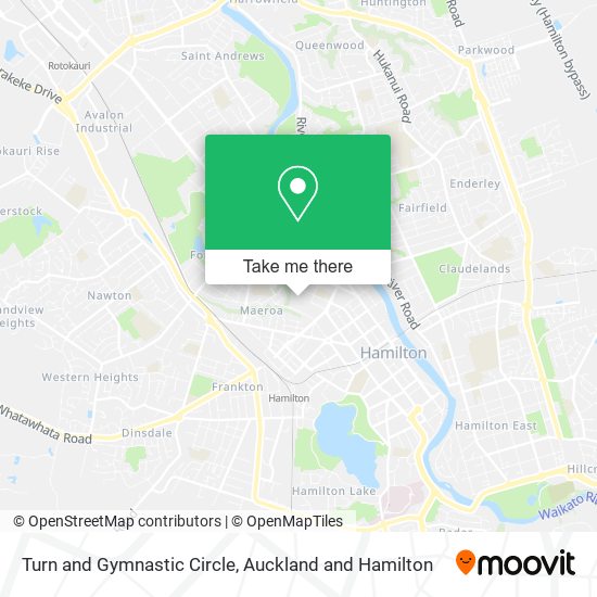 Turn and Gymnastic Circle map