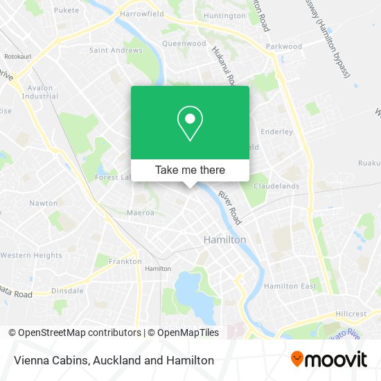 Vienna Cabins map