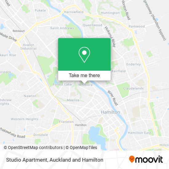 Studio Apartment map