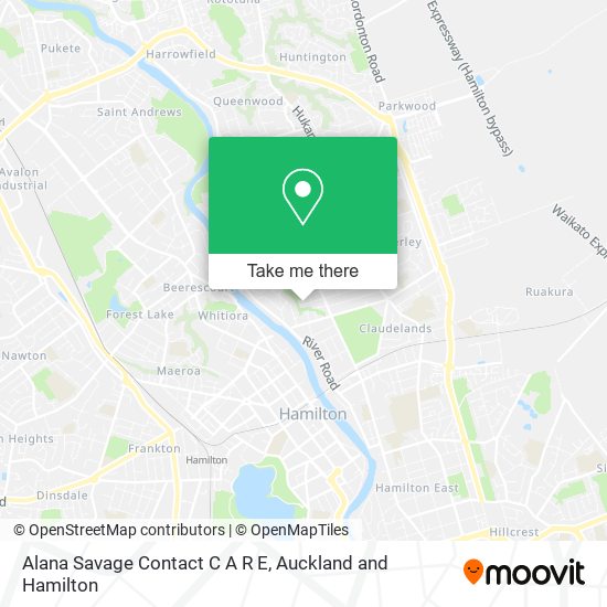 Alana Savage Contact C A R E map