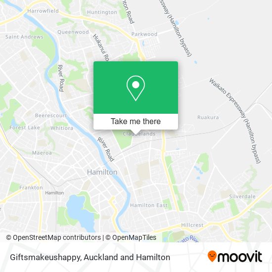 Giftsmakeushappy map