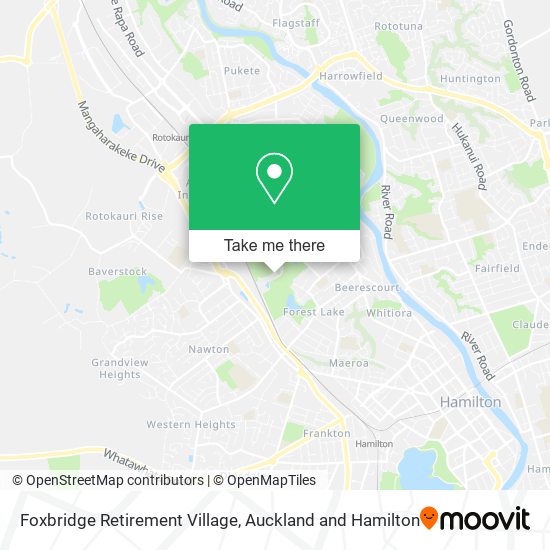 Foxbridge Retirement Village map