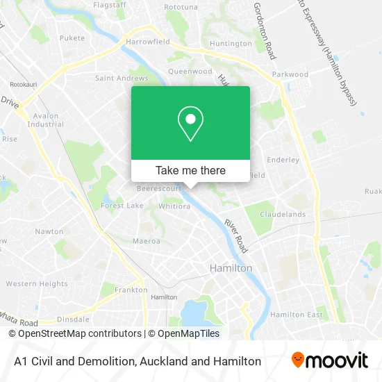 A1 Civil and Demolition map
