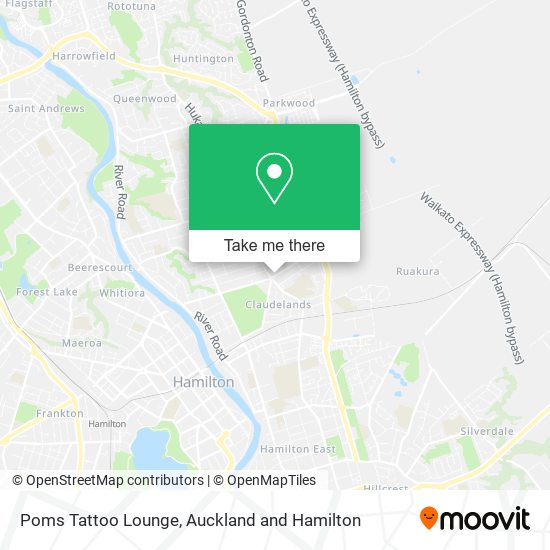 Poms Tattoo Lounge map