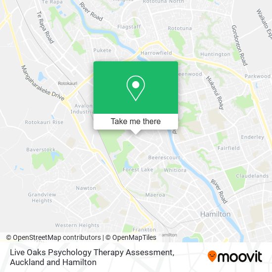 Live Oaks Psychology Therapy Assessment map