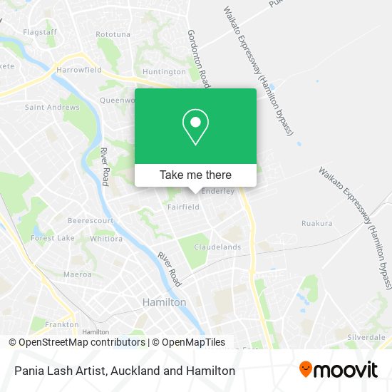 Pania Lash Artist map