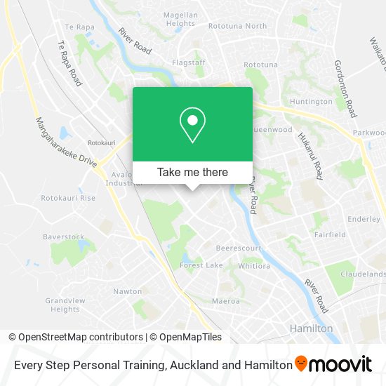 Every Step Personal Training map