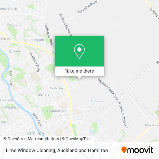 Lime Window Cleaning map