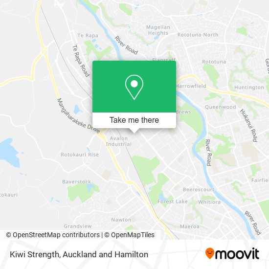 Kiwi Strength map
