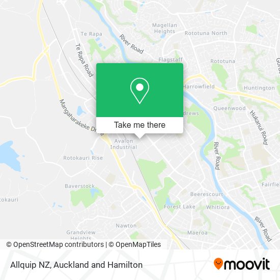 Allquip NZ map