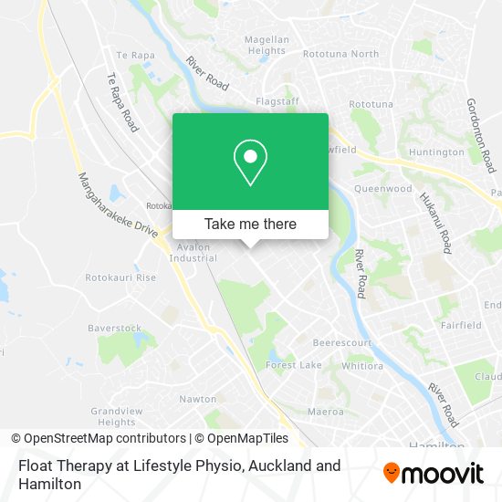 Float Therapy at Lifestyle Physio map