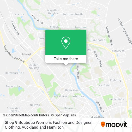 Shop 9 Boutique Womens Fashion and Designer Clothing map