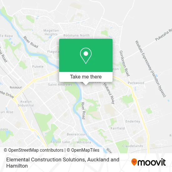 Elemental Construction Solutions map