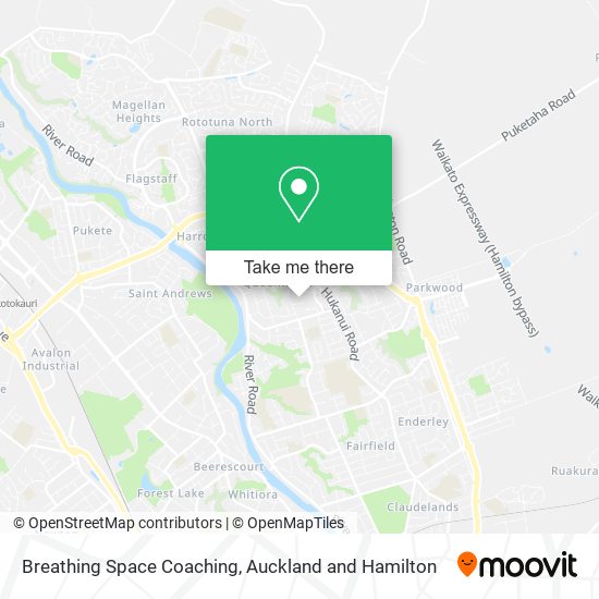 Breathing Space Coaching map