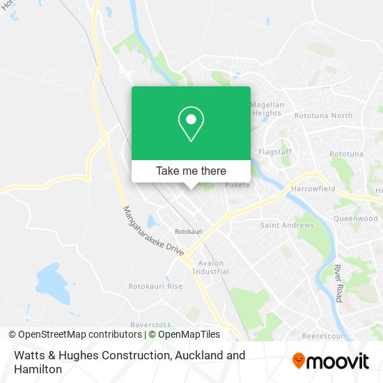 Watts & Hughes Construction map