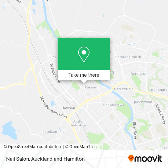 Nail Salon map