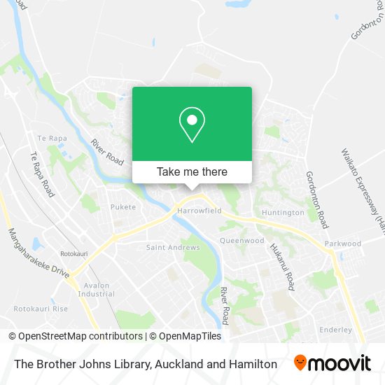 The Brother Johns Library map