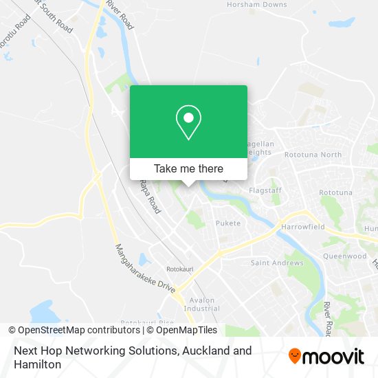 Next Hop Networking Solutions map