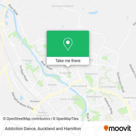 Addiction Dance map