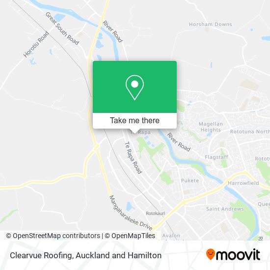 Clearvue Roofing map