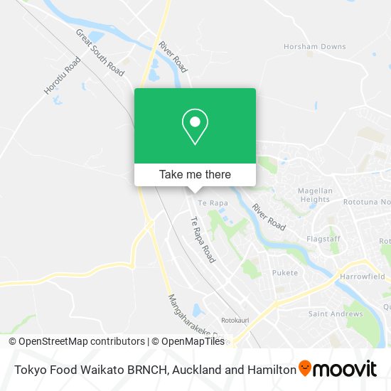 Tokyo Food Waikato BRNCH地图