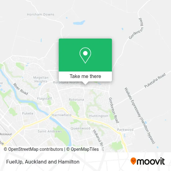 FuelUp map