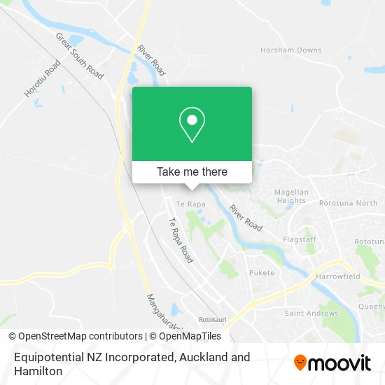 Equipotential NZ Incorporated map