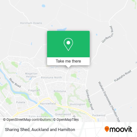 Sharing Shed map