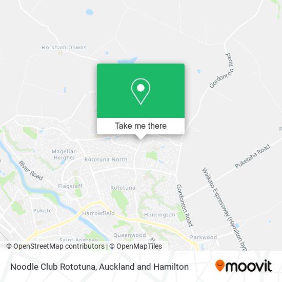 Noodle Club Rototuna map