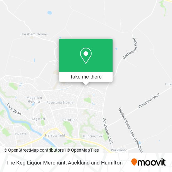 The Keg Liquor Merchant map