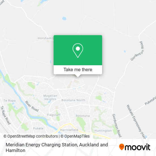Meridian Energy Charging Station map